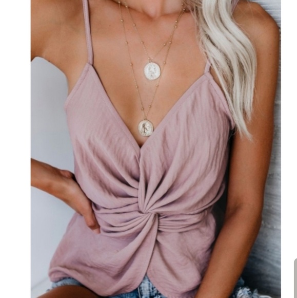 LAST 1!!💖 1X 💖HP 04/15 ** Pink Twist Cami - Picture 6 of 6
